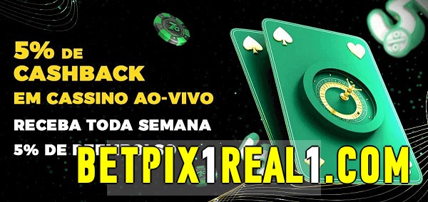 Promoções do cassino ao Vivo betpix1real 